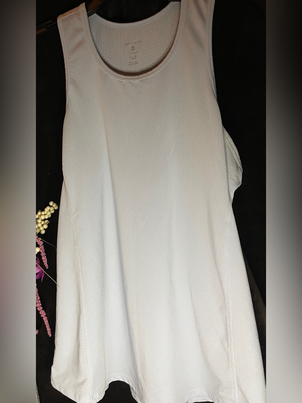Layer 8 Pastel Dusty Blue Sleeveless Layered Tank Top Size-M